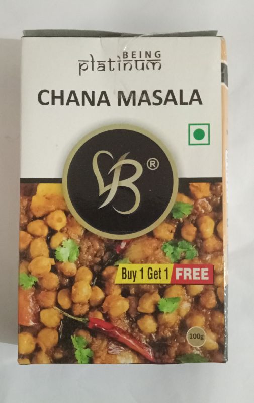 Blended Common Chana Masala, for Cooking, Spices, Packaging Type : Paper Box