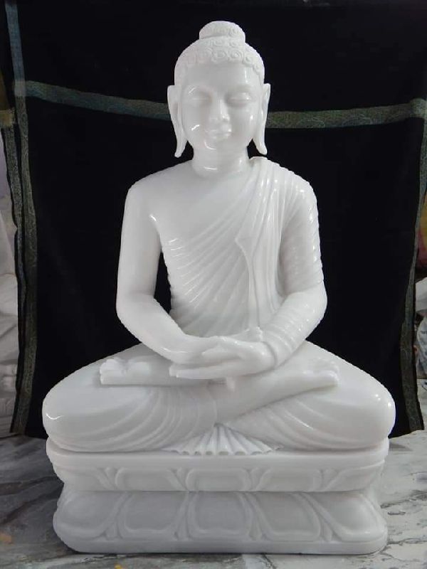 Polished Marble Gautam Buddha Statue, Size : Multisizes