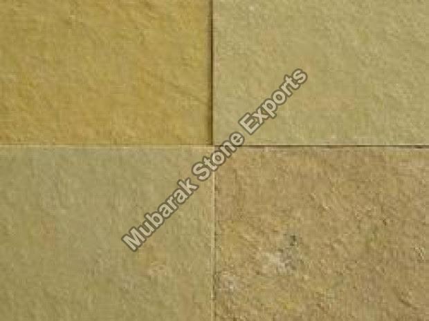 60x60mm Tandoor Yellow ledhar finish limestone, Size : 2x2feet