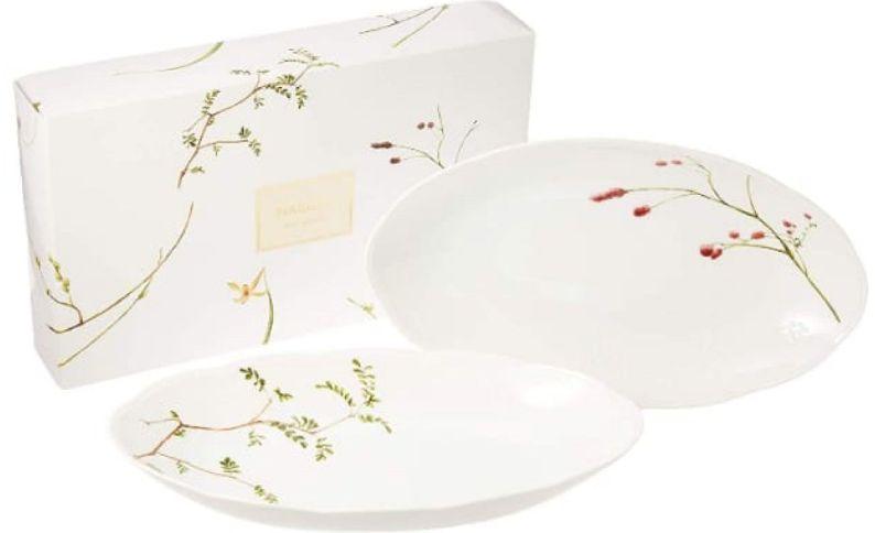 Bone China Polished Narumi Serving Platter, Feature : Durable, High Quality
