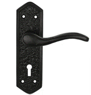 Black Antique Tail Door Handle