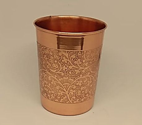 STANDARD ART Engraved Copper Glass, Capacity : 0-500ml