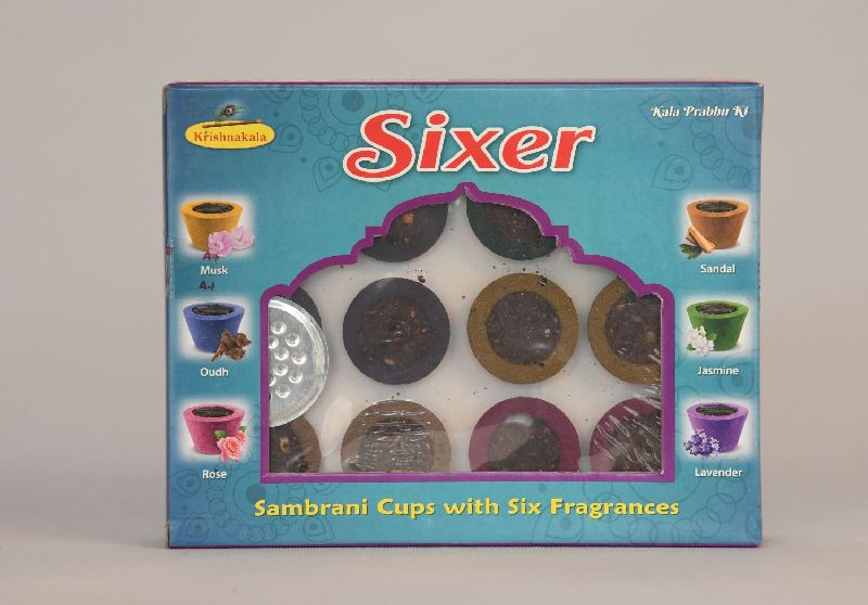 Sixer 6 In 1 Herbal Sambrani Cup