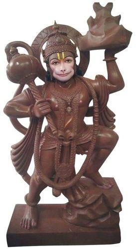 Polished Marble Hanuman Statue