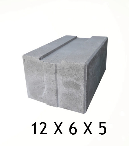 Interlocking wall block, Size : 12x6x5 inch