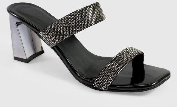 Black Glossy Heels, Size : 5, 6, 7, 9, 10