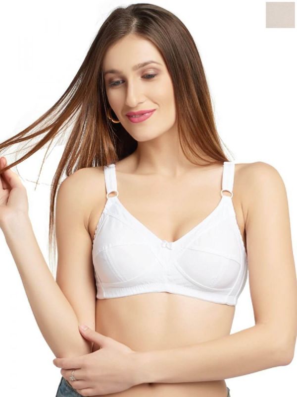 Cotton Non Padded Bra, Color : Skin, White at Rs 320 / Piece in