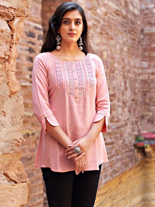 Embroidered Tunic, Size : S, L, XL, XXL, XXXL