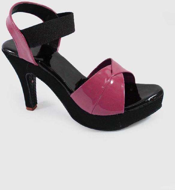 Pink High Heeled Sandals