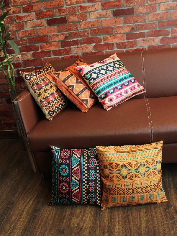 100% Cotton Printed Cushion Cover, Size : 16X16
