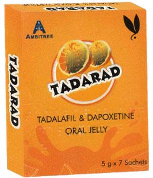 Tadarad Oral Jelly, Pack Size : 5x7 Pouches