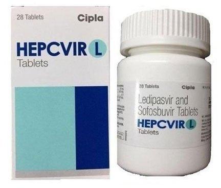 Hepcvir L Sofosbuvir And Ledipasvir Tablets