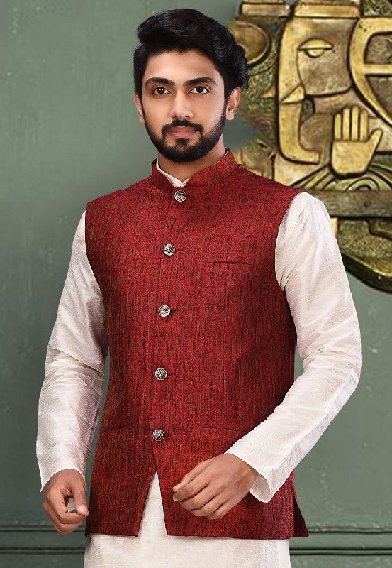 Non Zipper Full Sleeves Cotton Nehru Jacket, Gender Male, Female