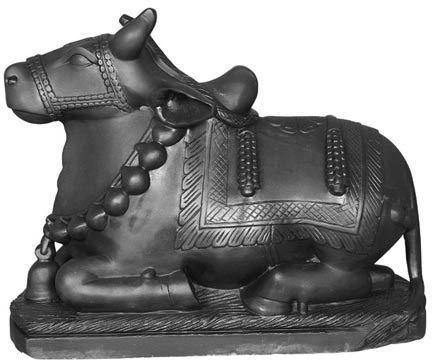 Black Marble Nandi Statue, for Worship, Packaging Type : Thermocol Box
