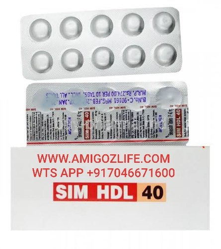 SIM HDL 40mg Tablets