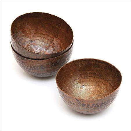 Round Antique Copper Bowl, Size : Multisize