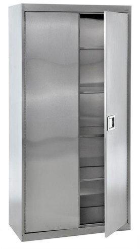 Atmiya Polished Stainless Steel Office Almirah, Size : Standard