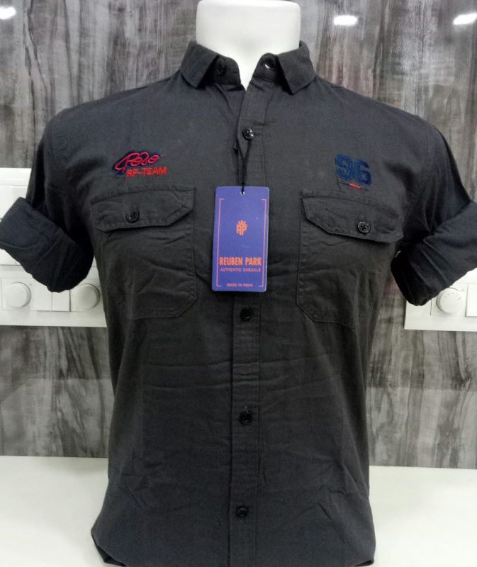 Full Sleeves Mens Double Pocket Shirts, Size : XL, XXL, Technics ...