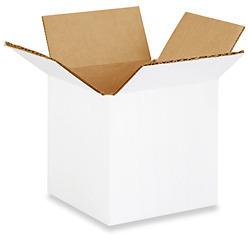 Rectangular White Corrugated Paper Box, Color : Black, Blue, Green, Grey, Orange, Pink, Purple