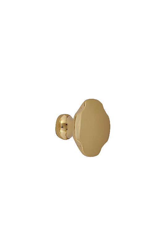 Polished Brass SECK-8015 Designer Cabinet Knob, Shape : Round
