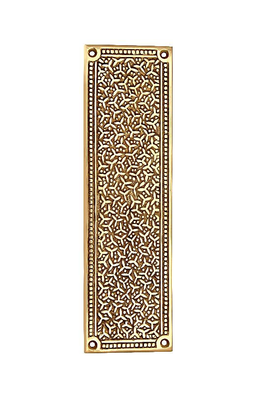 Polished Brass SEFP-8707 Door Finger Plate, Size : Standard
