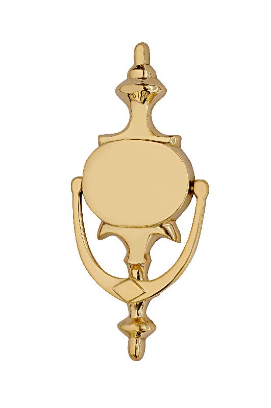 Polished Brass SEK-8414 Door Knocker, Color : Golden