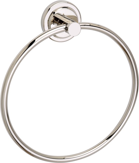 Polished Stainless Steel Towel Ring, Shape : Round