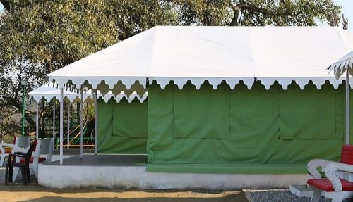 Plain Canvas Camping Tents, Color : White