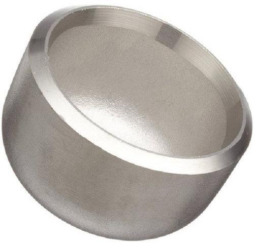 Round Stainless Steel End Cap, Connection : Welded