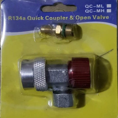 Stainless Steel Brass Quick Coupler Open Valve, Packaging Type : Packet