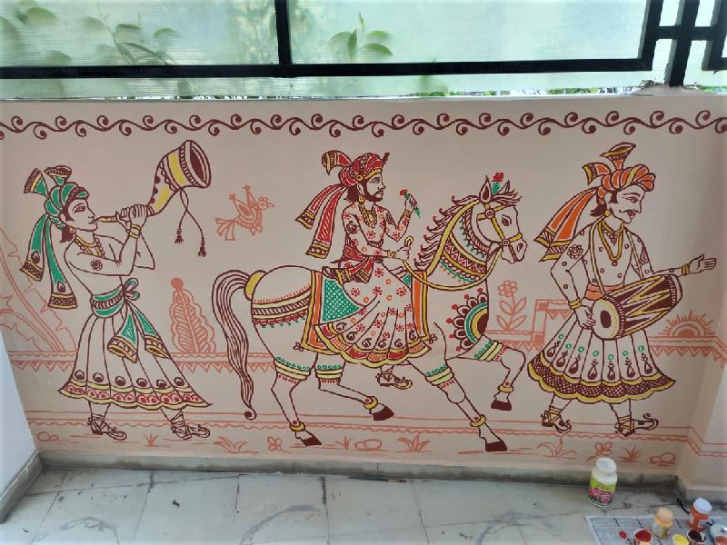 Acrylic Wall Painting at best price in Ahmedabad