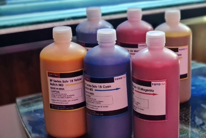 Toyo Solvent & Eco Solvent Inks, for Banner Printing, Vinyl Printing, Canvas Printing, Backlit Printing