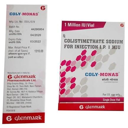  Colistimethate Sodium Injection, Packaging Type : Box