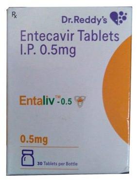 Entaliv Entecavir Tablet, Packaging Type : Bottles