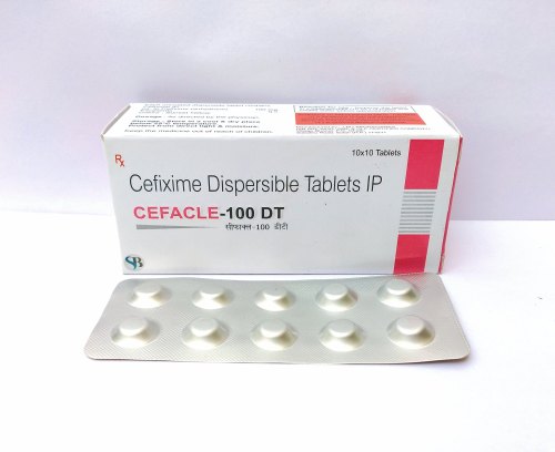 Cefixime Dispersible Tablet IP, Color : Sunset yellow