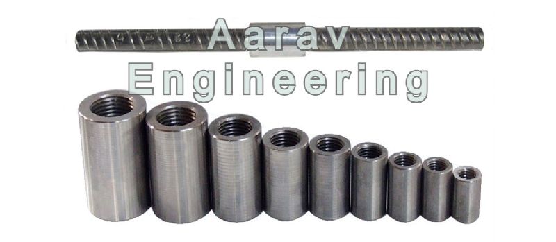 Aarav Engineering TMT Bar Rubber Coupler, for Jointing, Length : 1inch, 2inch, 3inch