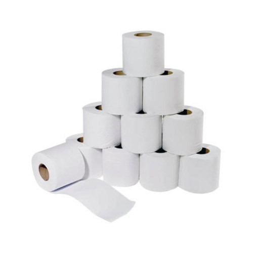 Airsoft Wood Pulp Toilet Paper Roll, for Toilet  , Pattern : Plain