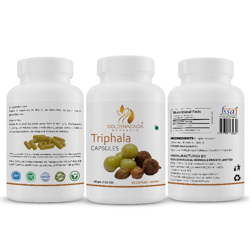TRIPHALA 500mg 90 CAPSULES