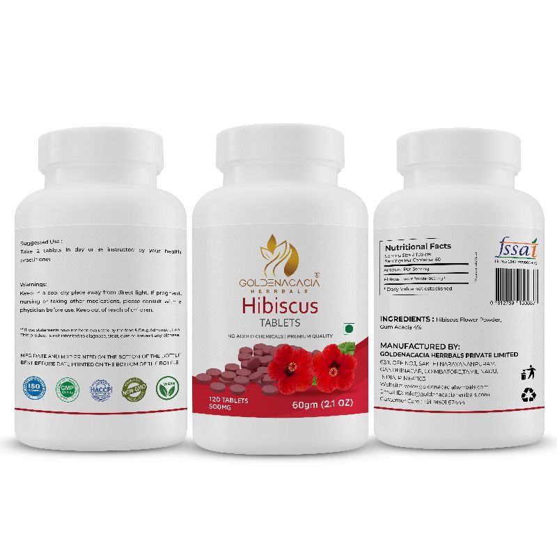 HIBISCUS 500mg 120 TABLETS