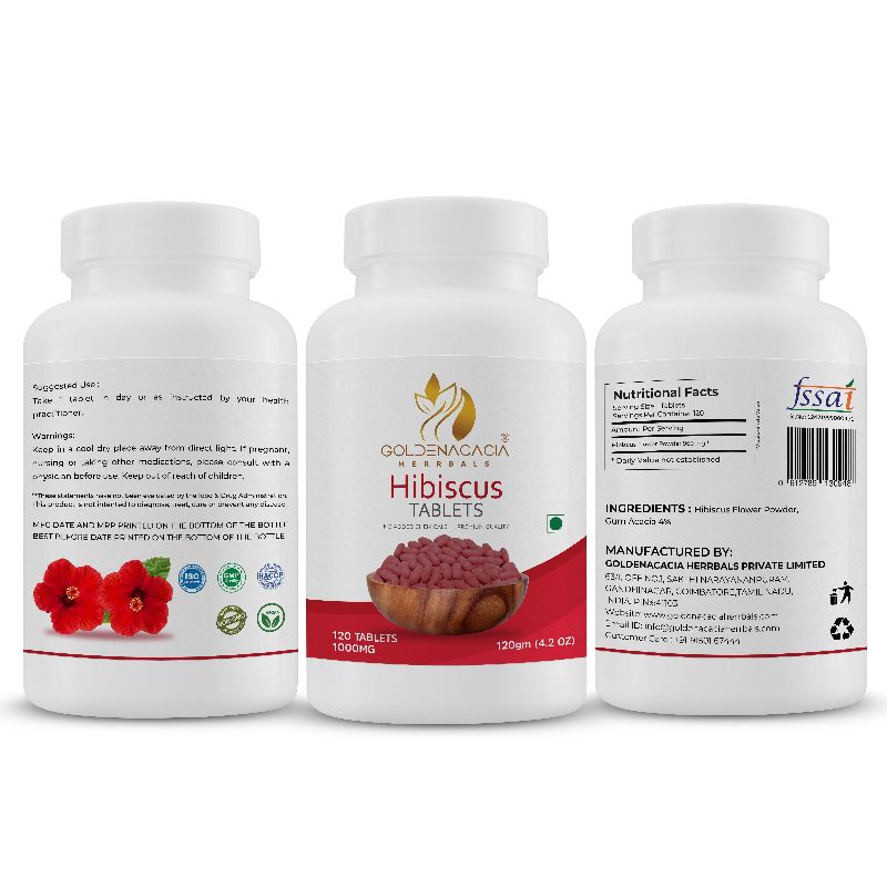 HIBISCUS 1000mg 120 TABLETS