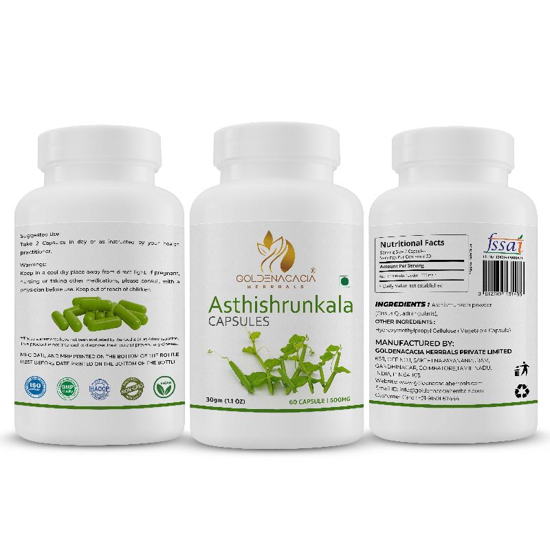 ASTHISHRUNKALA 500mg 60 CAPSULES