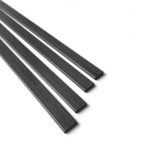 Plain Carbon Fiber Strip, Color : Black
