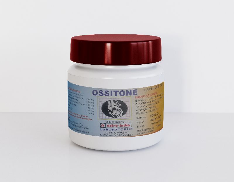 Ossitone Joint Care Capsules, for Good Quality, Long Shelf Life, Safe Packing, Feature : Natural