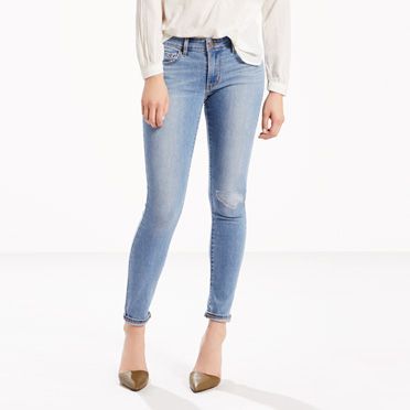 Denim Plain Ladies Skinny Fit Jeans, Feature : Comfortable, Strechable