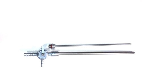 Sweta Surgical Stainless Steel Laparoscopic Suction Thumb Cannula, Color : Silver