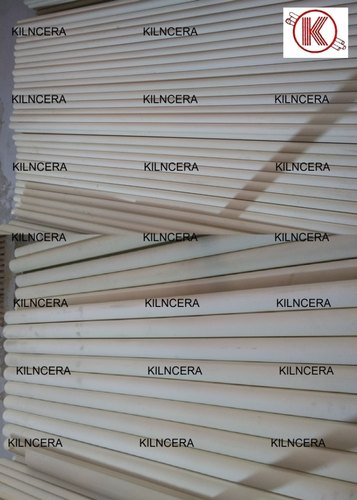 KILNCERA Mullite Ceramic Tubes, Color : White