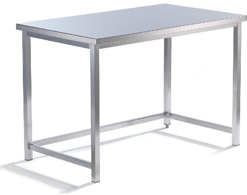 Rectangular Steel Table, for Hotel, Office, Restaurant, Feature : Fine Finishing, Perfect Shape