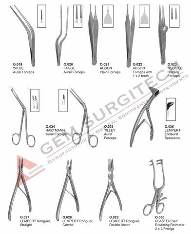 Stainless Steel ENT Surgical Forceps