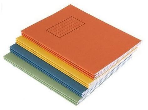 Rectangular Staple Notebook, for Home, Office, School, Feature : Bright Pages