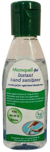 Microquell Instant Hand Sanitizer, Form : Gel